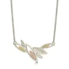 Seasons Necklace In 9ct White, Yellow & Rose Gold
