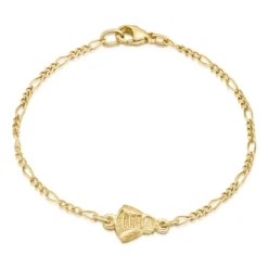 Bumblebee Single-Bee Bracelet In 9ct Yellow Gold