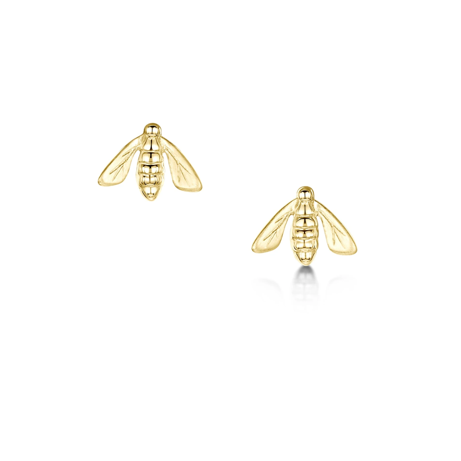 Honeybee Petite Stud Earrings In 9ct Yellow Gold 1 Honeybee Petite Stud Earrings In 9ct Yellow Gold