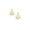 Captivate Small Drop Earrings In 9ct Yellow Gold