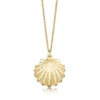 Scallop Medium Pendant In 9ct Yellow Gold