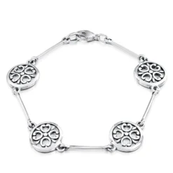 Cathedral ‘St Magnus II’ 4-link Bracelet In Sterling Silver