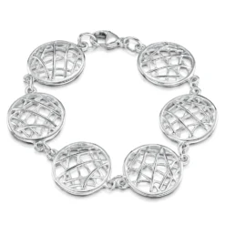 Creel Bracelet In Sterling Silver