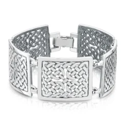 Book Of Kells Dress Bracelet In Sterling Silver