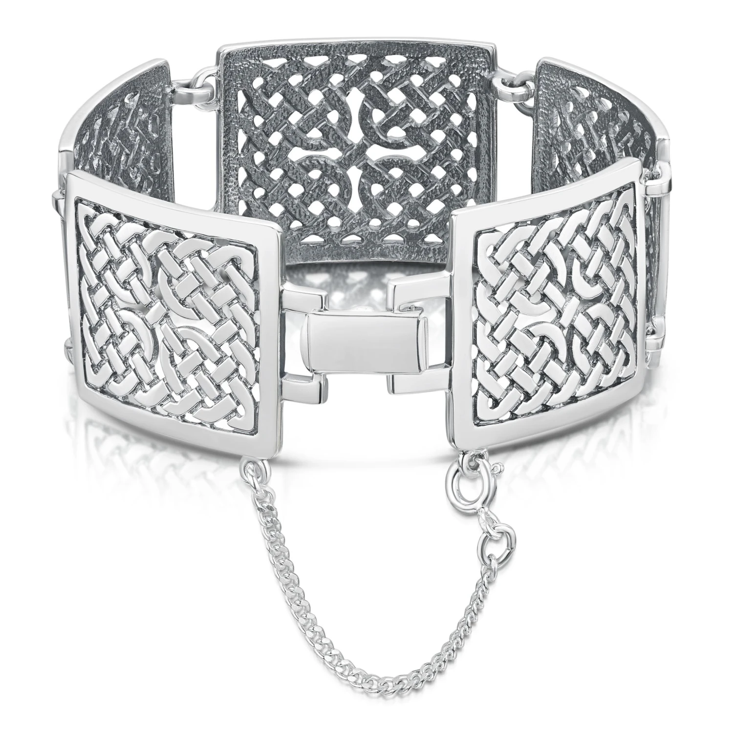 Book Of Kells Dress Bracelet In Sterling Silver 2 Book Of Kells Dress Bracelet In Sterling Silver - Image 2