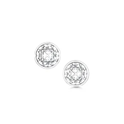 Cathedral ‘St Magnus I’ Small Stud Earrings In Sterling Silver