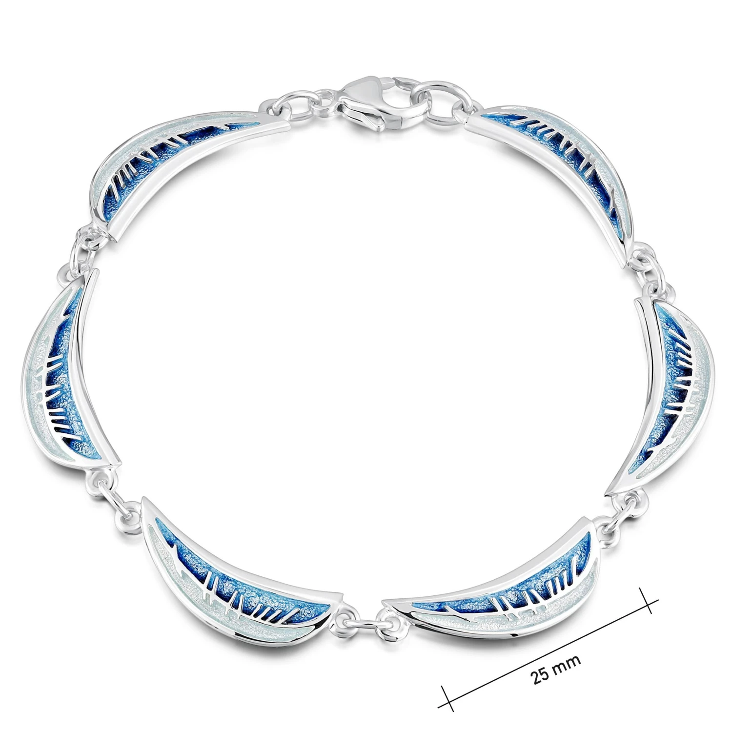 Skyran 'Moon' Bracelet In Twilight Enamel 2 Skyran 'Moon' Bracelet In Twilight Enamel - Image 2