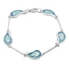 Paisley Leaf 5-link Bracelet In Verdi Enamel
