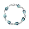 Tidal Treasures 7-link Bracelet In Storm Enamel