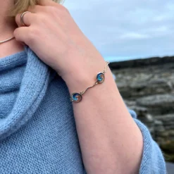 Pentland Enamel Bracelet In Sterling Silver