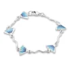 Ocean Enamel 5-link Bracelet