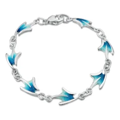 Sea Motion 7-link Bracelet In Tempest Enamel