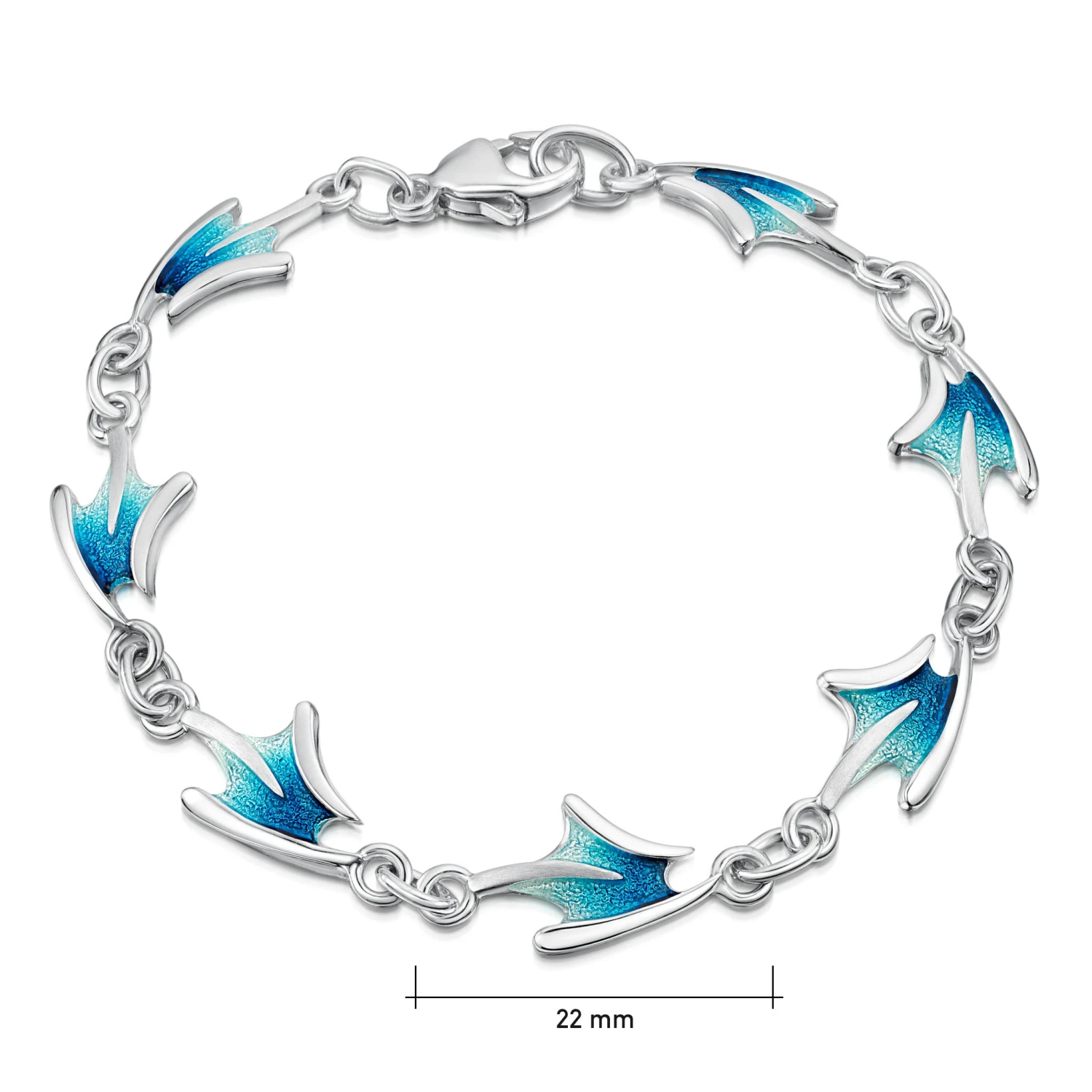 Sea Motion 7-link Bracelet In Tempest Enamel 2 Sea Motion 7-link Bracelet In Tempest Enamel - Image 2