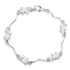 Bluebell Bracelet In Whitebell Enamel