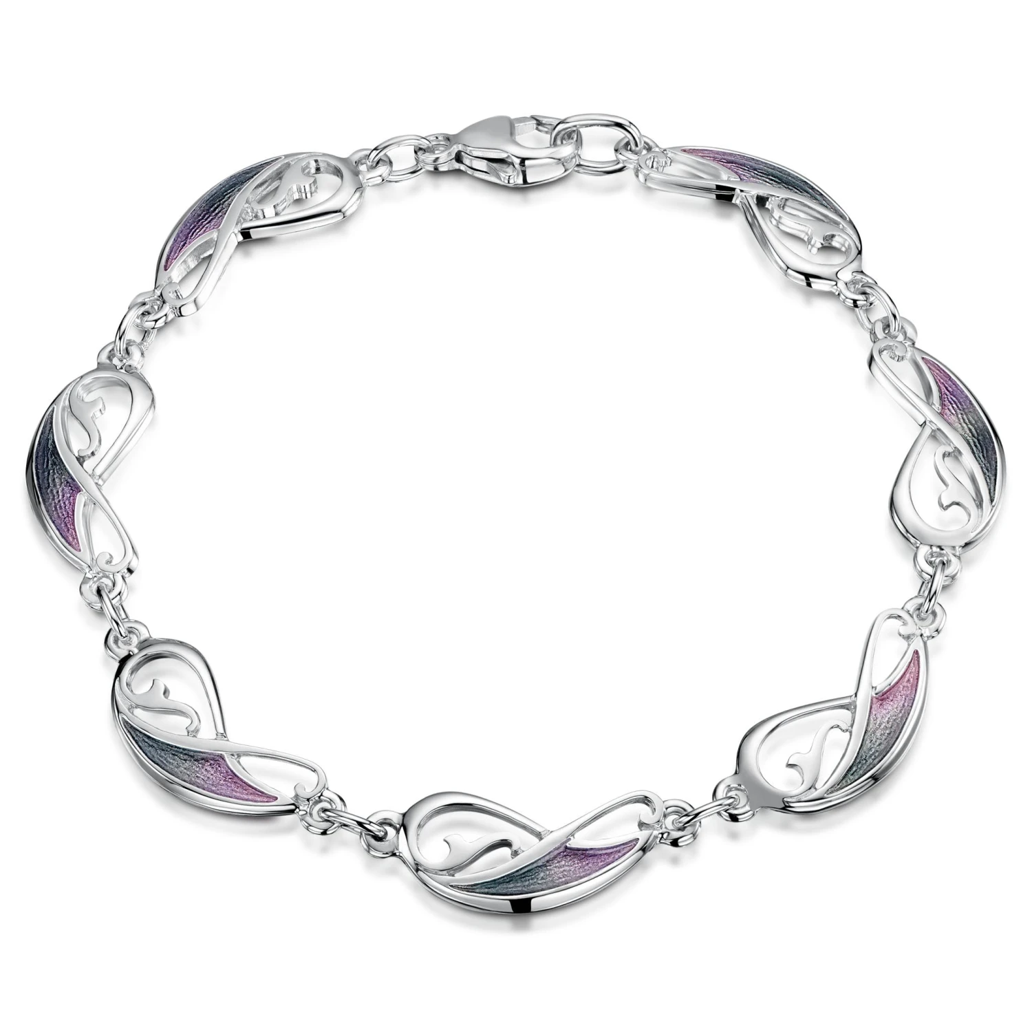 Mill Sands Enamel Bracelet In Sterling Silver 1 Mill Sands Enamel Bracelet In Sterling Silver