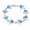 Ocean Enamel 8-link Bracelet