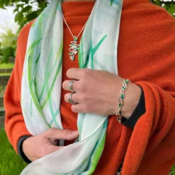 Seasons Sterling Silver Bracelet In Spring Enamel -Bijourist Sales Store EBLX262 Seasonsbraceletinspring SYR EPX265Necklace 4718c2a8 4cbf 4347 9303 c0fd9c07e283