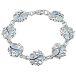 Arctic Stream 7-link Bracelet In Sterling Silver