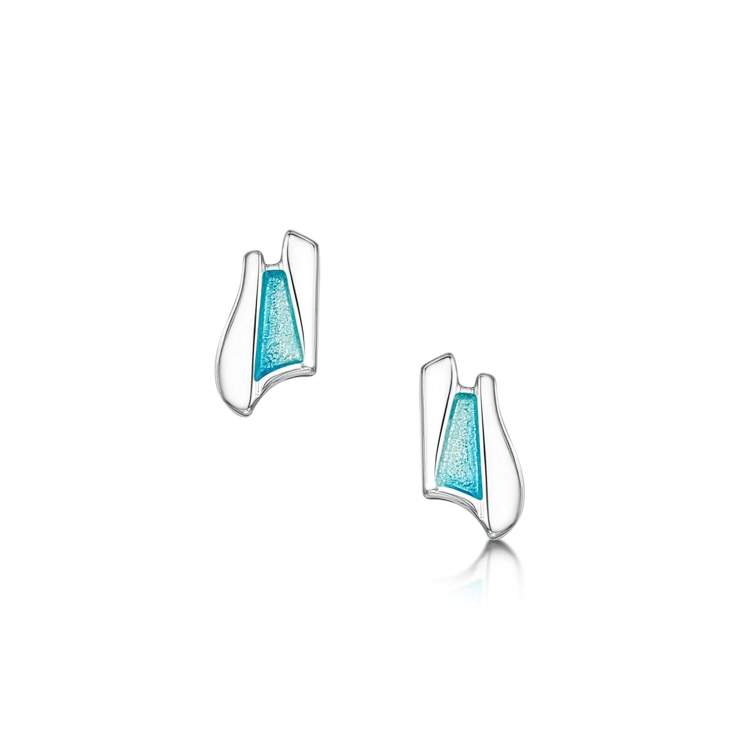 Headlands Stud Earrings In Shallows Enamel 1 Headlands Stud Earrings In Shallows Enamel
