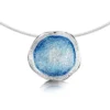 Lunar Dress Necklace In Lunar Blue Enamel