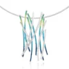Wild Grasses Occasion Necklace In Meadow Enamel