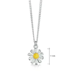 Daisies At Dawn Petite Enamel Pendant In Sterling Silver -Bijourist Sales Store EPX234 SUNSH sizes c79230c5 dc12 4269 b29c 9a109731a635