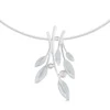 Rowan Dress Necklace In Frost Enamel With Moonstone, Pearl & CZ