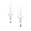 Lover’s Knot Drop Earrings With Hematite