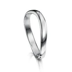 Wave Ring In Platinum