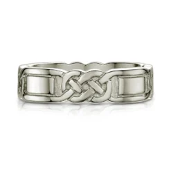 Lover’s Knot Dress Ring In Platinum