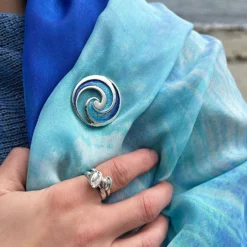 Groatie Buckie Large Shell Ring In Sterling Silver -Bijourist Sales Store Pentlandbroochandgroatiebuckieringsmodelled c770d792 3925 4b1a ba38 56e33ad8b647