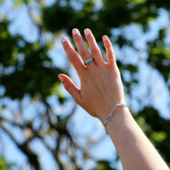 Swallows 4-bird Bracelet In Summer Blue Enamel 6 Swallows 4-bird Bracelet In Summer Blue Enamel -Bijourist Sales Store Runicringandswallowsbracelet2 d3f6d797 7dac 4580 a4bf 1b2b37939374
